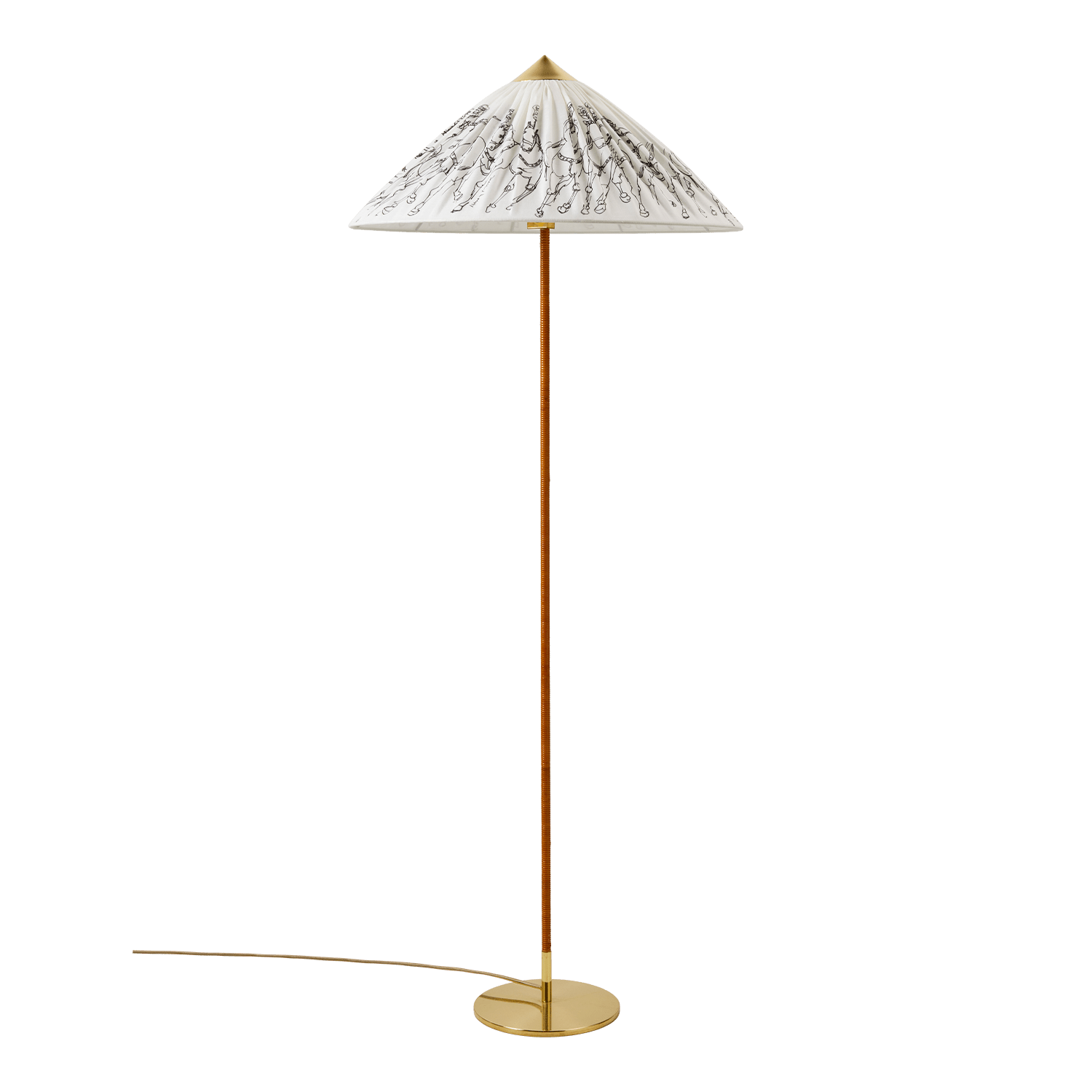 9602 Floor Lamp Floor Lamps Gubi Henry Moore Brass 