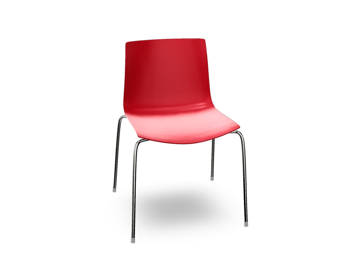 Catifa 46 Four Leg Polypropylene Bi-color Side Chair Side/Dining Arper 