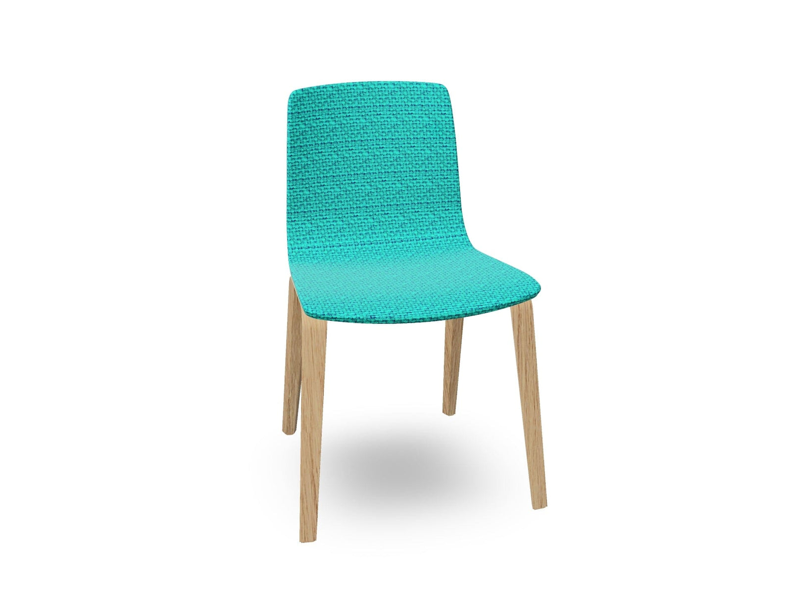 Aava 02-4 Wood Legs Chair With Fully Upholstered Chairs Arper 