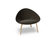 Adell 4 Leg Wood Lounge Chair With Fully Upholstered lounge chair Arper 