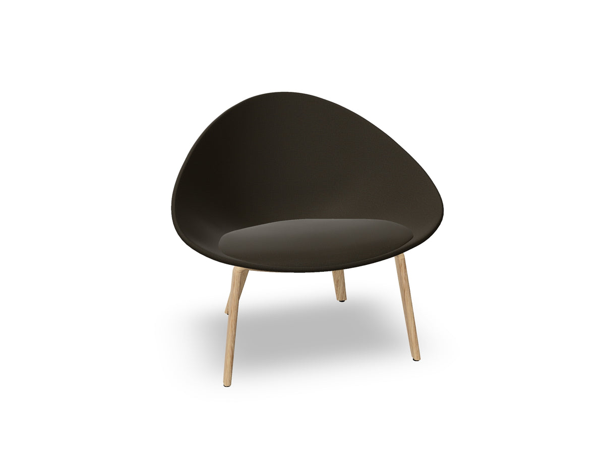 Adell 4 Leg Wood Lounge Chair With Fully Upholstered