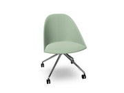 Cila Fully Upholtered Chair With Fixed Trestle Base Chairs Arper 