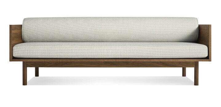 Souvenir Sofa Sofa BluDot IRVING GREY BLUE STRIPE / WALNUT 