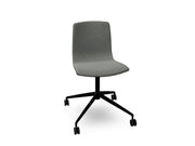 Aava 02 Fixed Trestle Base Wood Chair With Front Upholstery Chairs Arper 