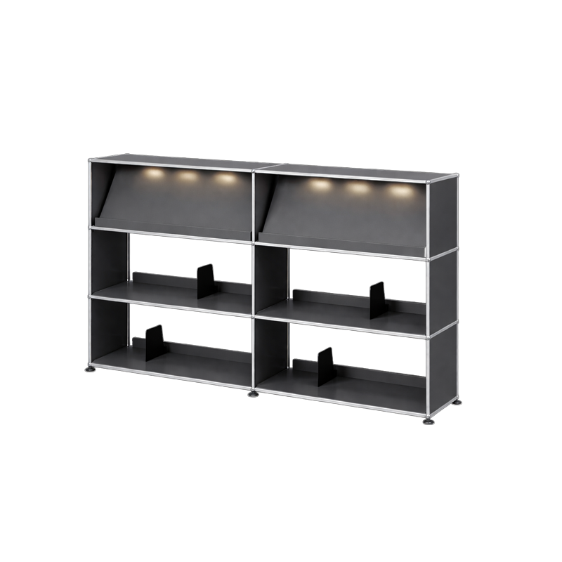 USM Vinyl Display Cabinet 3x2