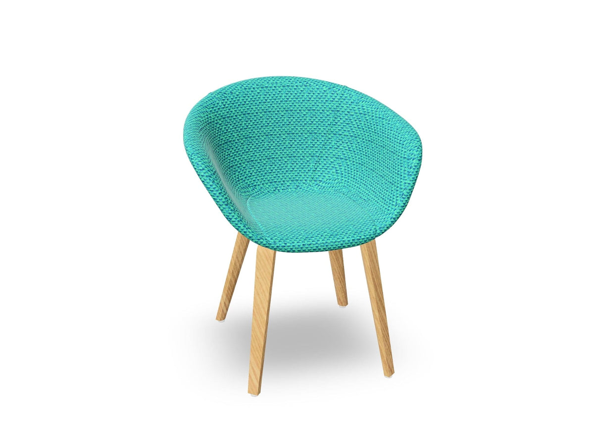 Duna 02 Wood Leg Chair With Full Upholstery Chairs Arper 
