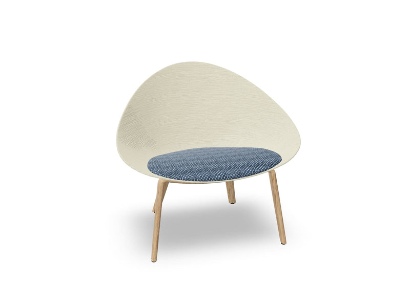 Adell 4 Leg Wood Lounge Chair lounge chair Arper 