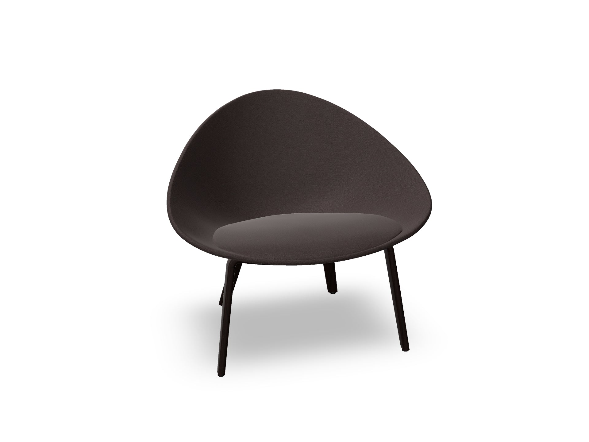 Adell 4 Leg Wood Lounge Chair With Fully Upholstered