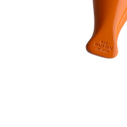 Kay Bojesen Bird Bag Charm, Painted Beech (Orange/Natural Leather), view 3