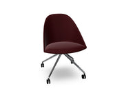 Cila Fully Upholtered Chair With Fixed Trestle Base Chairs Arper 