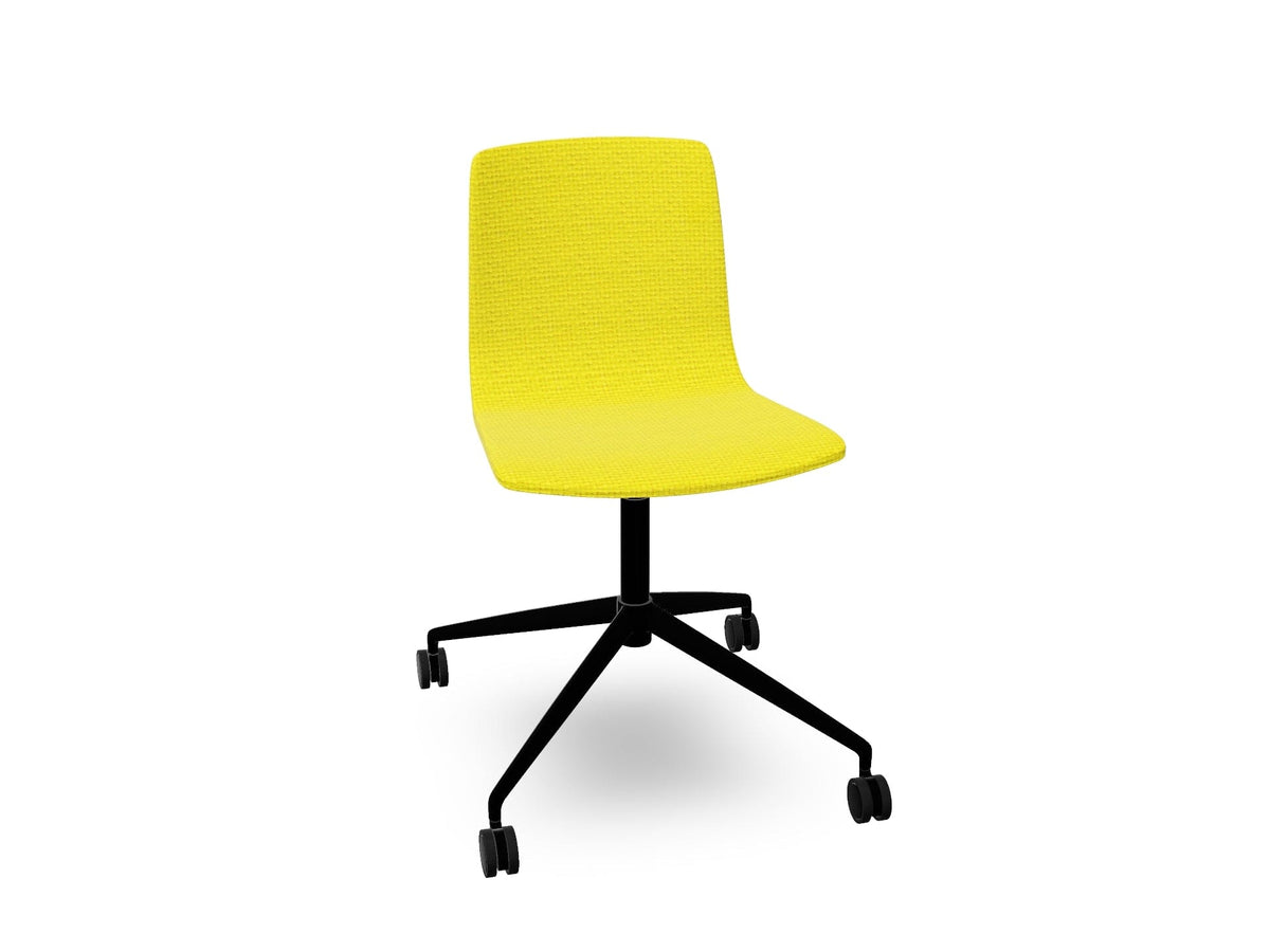 Aava 02 Fixed Trestle Base Chair With Fully Upholstered Chairs Arper 