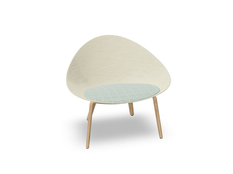 Adell 4 Leg Wood Lounge Chair lounge chair Arper 