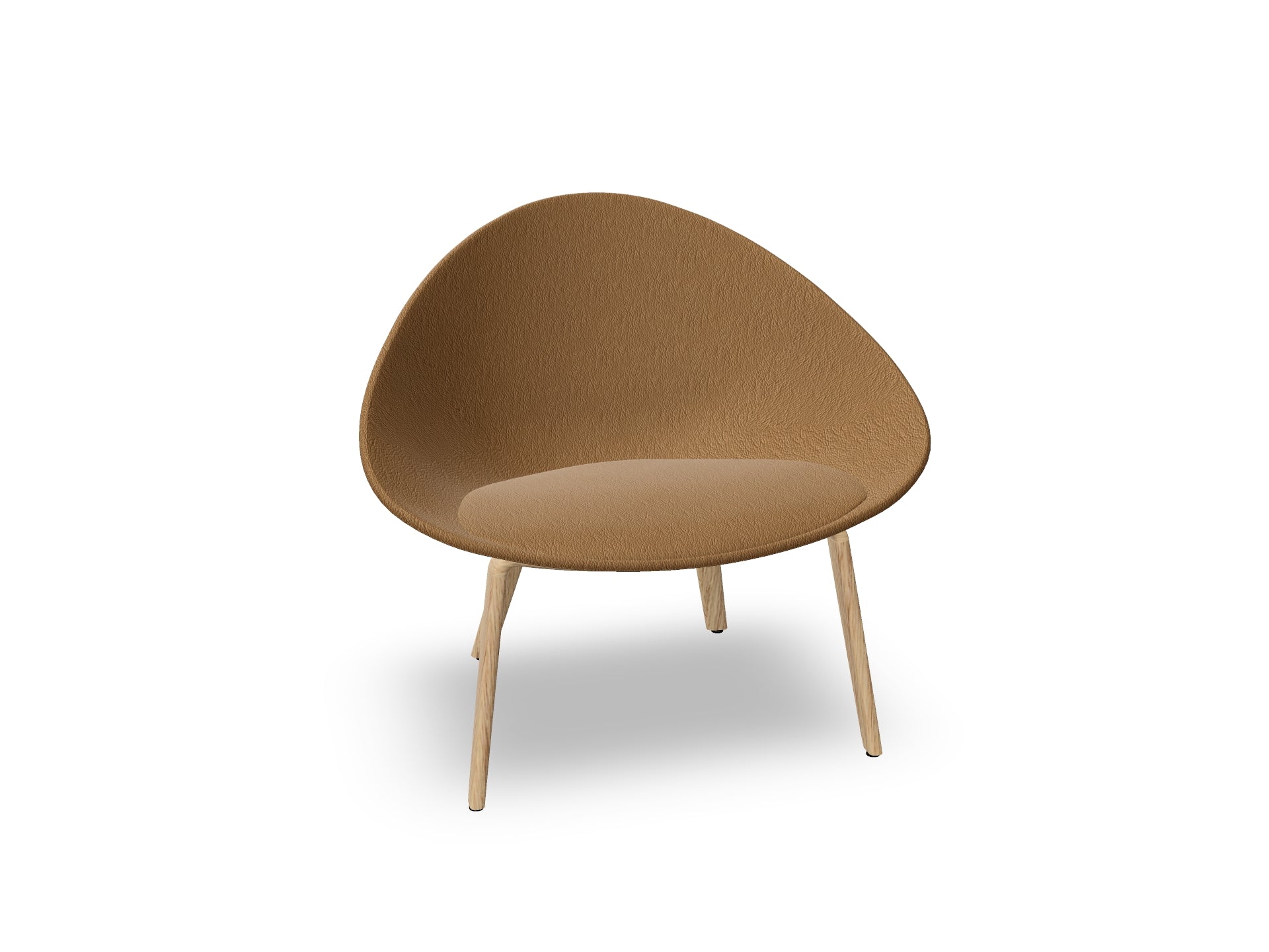 Adell 4 Leg Wood Lounge Chair With Fully Upholstered