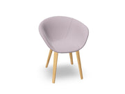Duna 02 Wood Leg Chair With Full Upholstery Chairs Arper 