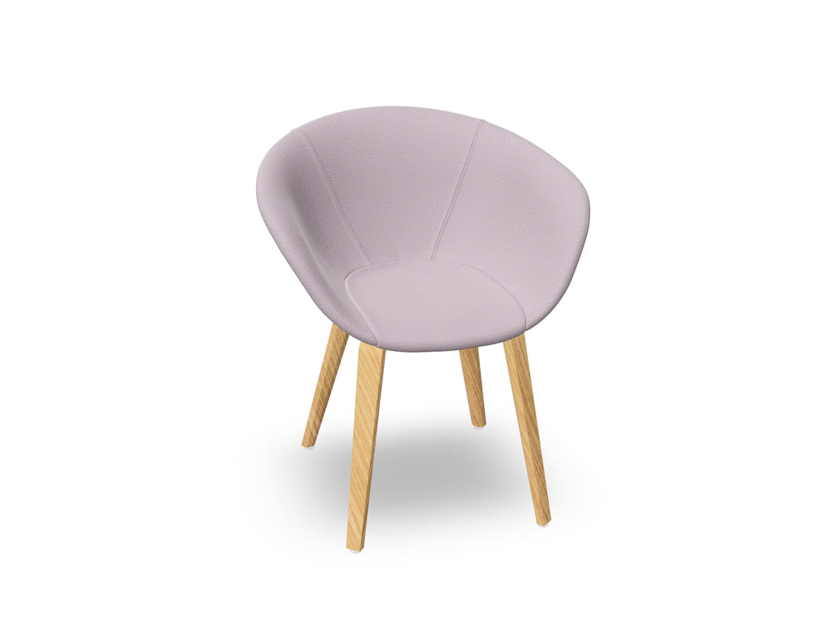 Duna 02 Wood Leg Chair With Full Upholstery Chairs Arper 