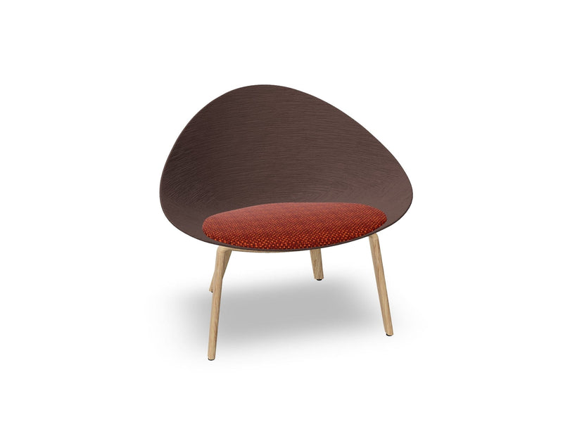 Adell 4 Leg Wood Lounge Chair lounge chair Arper 