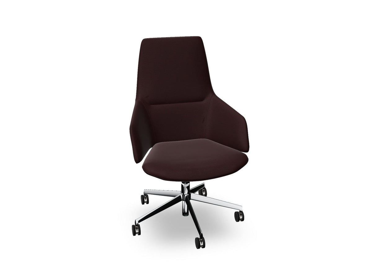 Aston Office Five Way Star Base Armchair Office Chair Arper 