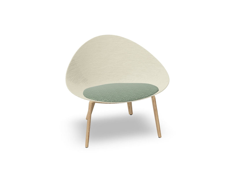 Adell 4 Leg Wood Lounge Chair lounge chair Arper 