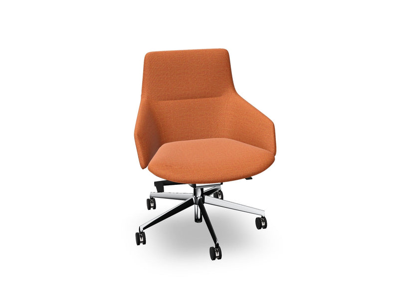 Aston Conference Syncro Five Way Star Base Armchair task chair Arper 