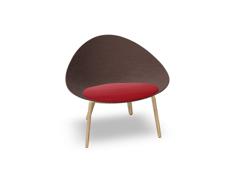 Adell 4 Leg Wood Lounge Chair lounge chair Arper 