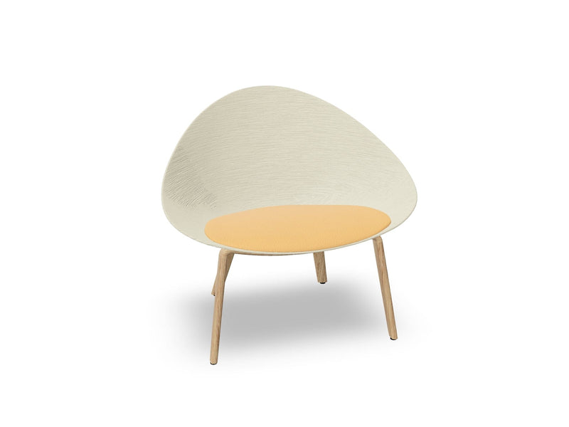 Adell 4 Leg Wood Lounge Chair lounge chair Arper 