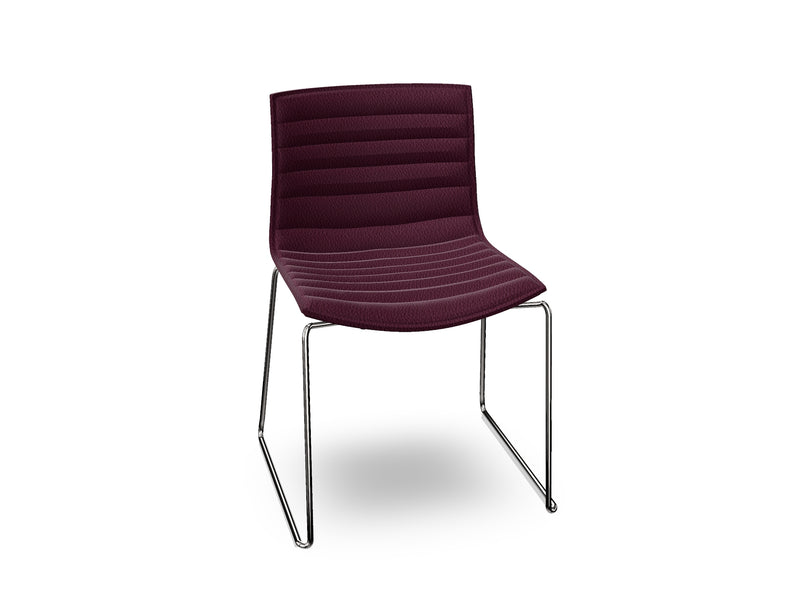 Catifa 46 Sled Base With Fully Upholstered