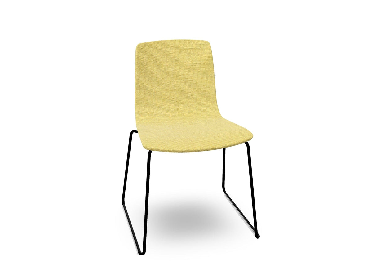Aava 02 Sled Base Chair With Fully Upholstered Chairs Arper 