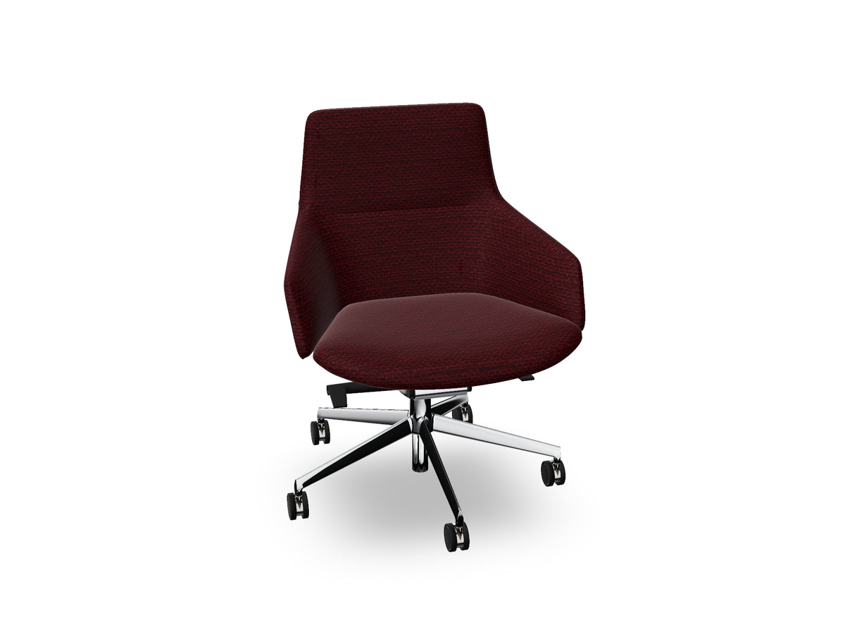 Aston Conference Syncro Five Way Star Base Armchair