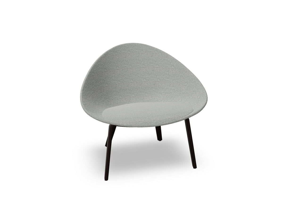 Adell 4 Leg Wood Lounge Chair With Fully Upholstered