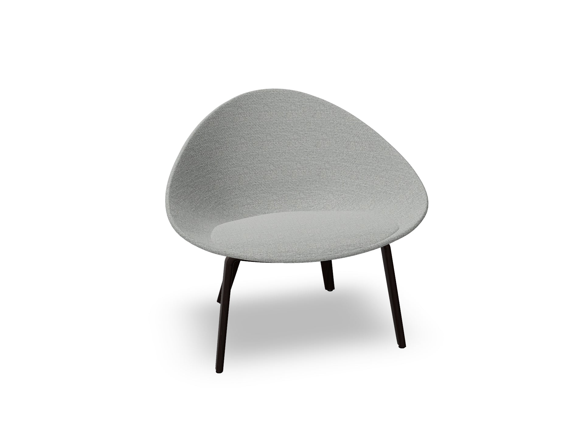 Adell 4 Leg Wood Lounge Chair With Fully Upholstered