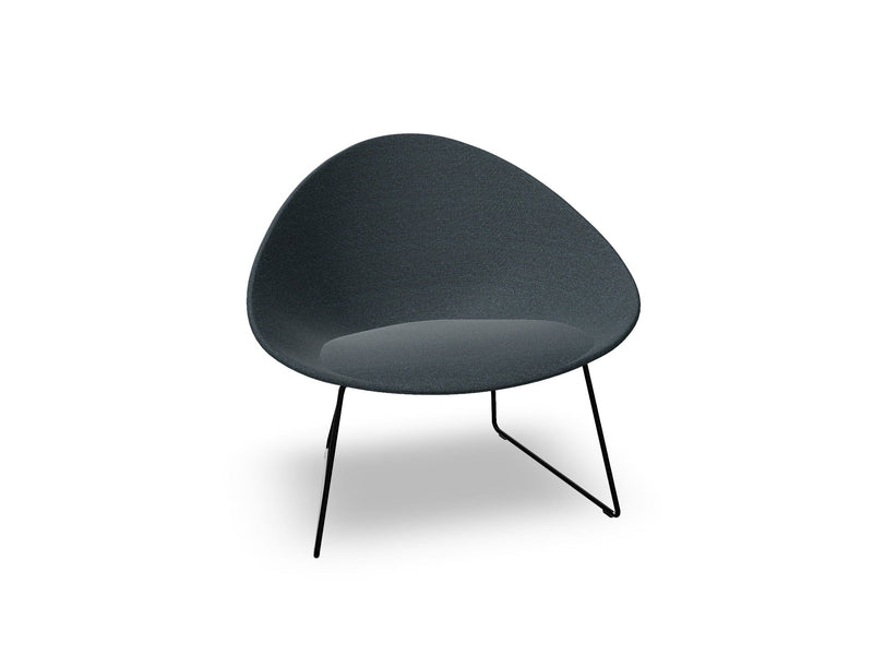 Adell Sled Base Lounge Chair With Fully Upholstered lounge chair Arper 