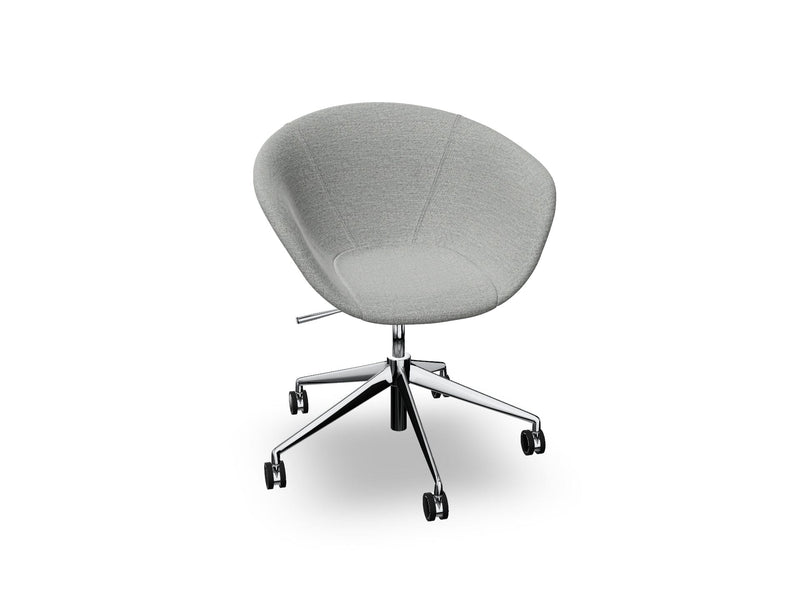 Duna 02 Five Star Base Chair With Front Upholstery Chairs Arper 