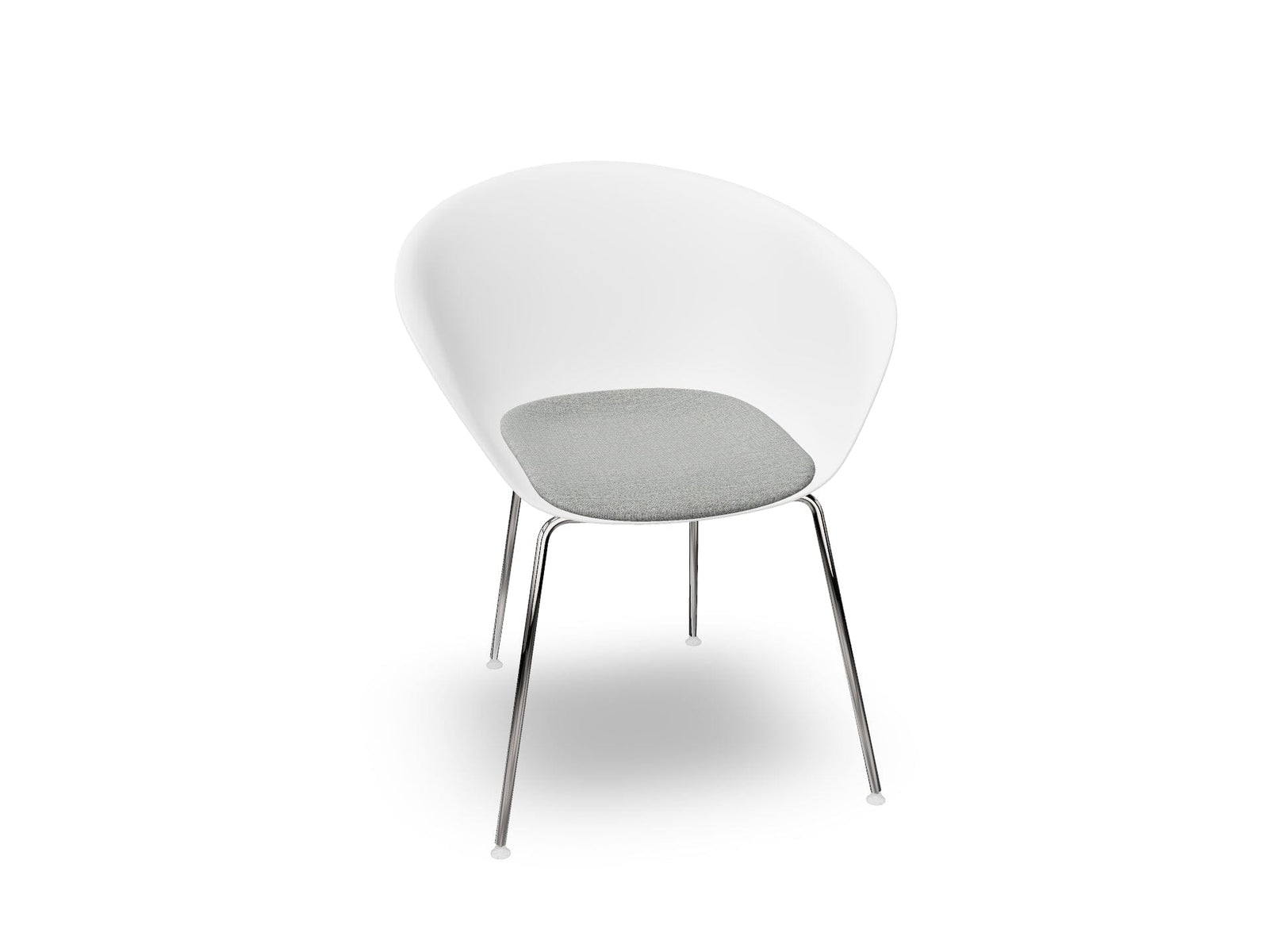 Duna 02 Four Leg Chair With Seat Cushion Chairs Arper 
