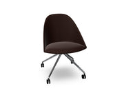 Cila Fully Upholtered Chair With Fixed Trestle Base Chairs Arper 