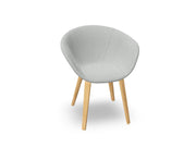Duna 02 Wood Leg Chair With Full Upholstery Chairs Arper 