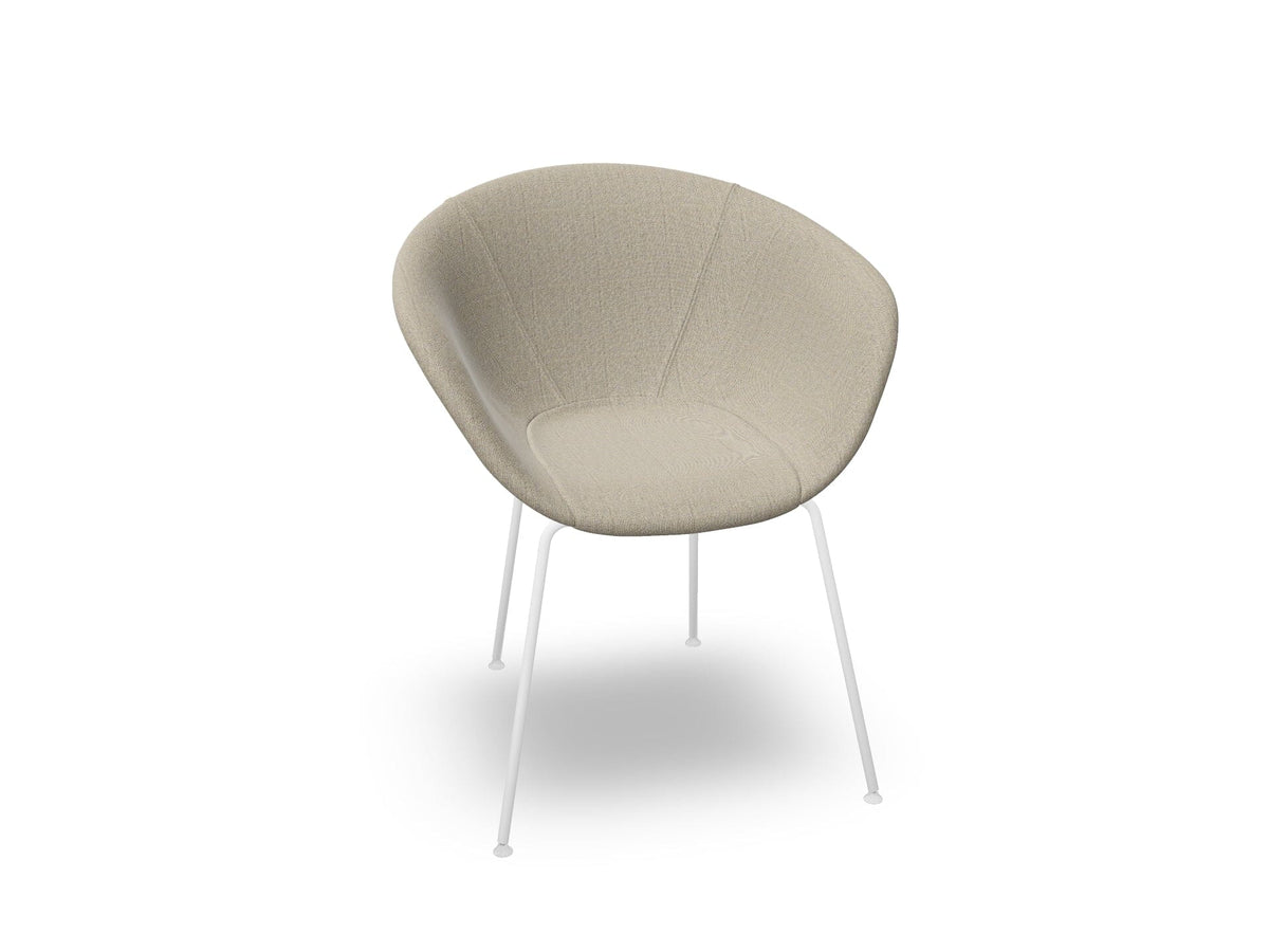 Duna 02 Four Leg Chair Fully Upholstered Chairs Arper 
