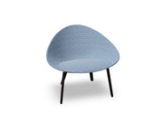 Adell 4 Leg Wood Lounge Chair With Fully Upholstered lounge chair Arper 