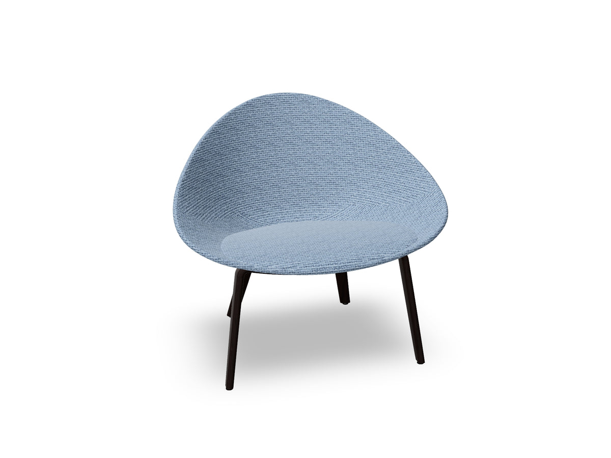 Adell 4 Leg Wood Lounge Chair With Fully Upholstered