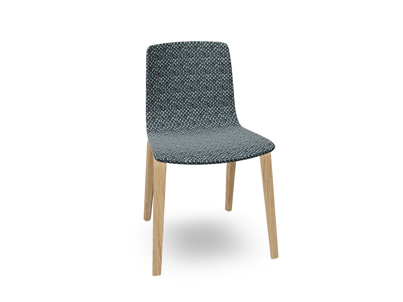 Aava 02-4 Wood Legs Chair With Fully Upholstered Chairs Arper 