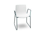 Catifa 46 Polypropylene Bi-Color Sled Base Chair Side/Dining Arper 