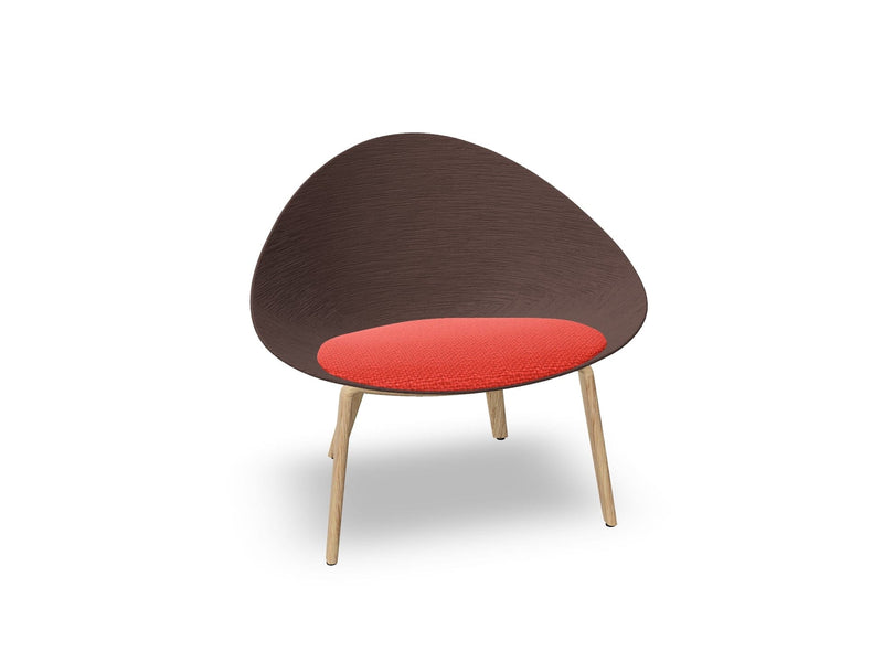 Adell 4 Leg Wood Lounge Chair lounge chair Arper 