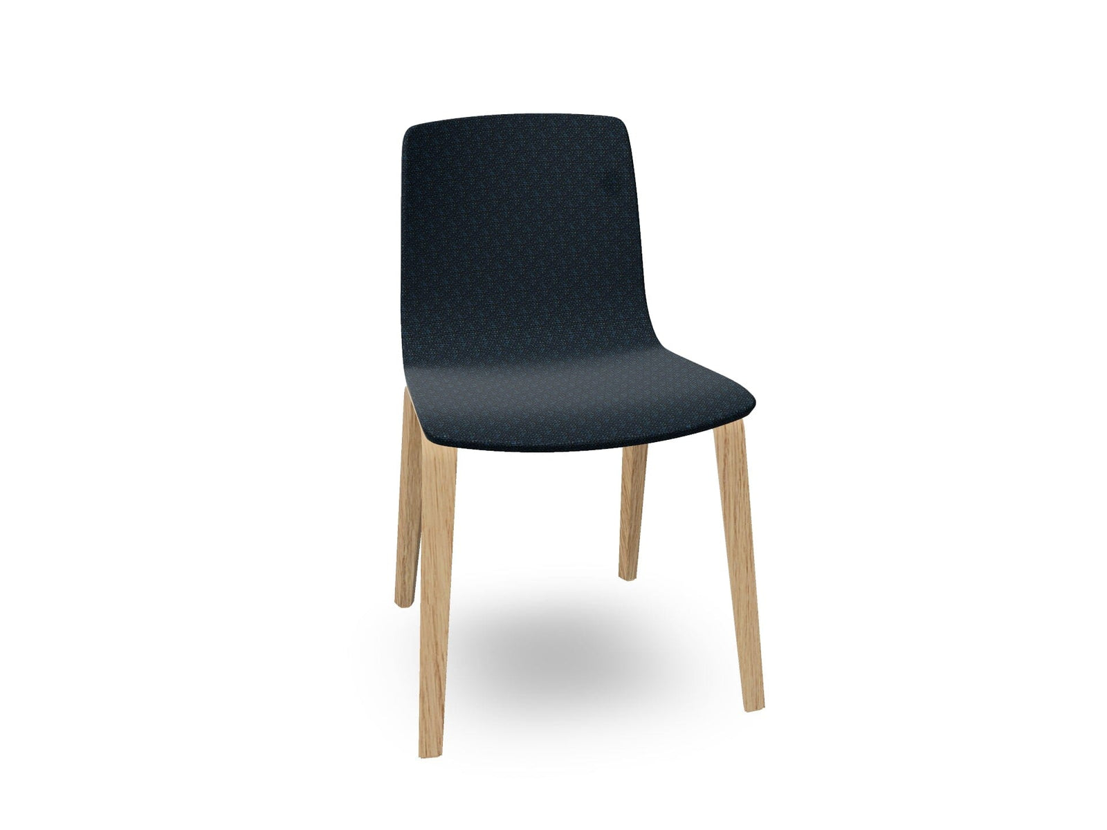 Aava 02-4 Wood Legs Chair With Fully Upholstered Chairs Arper 