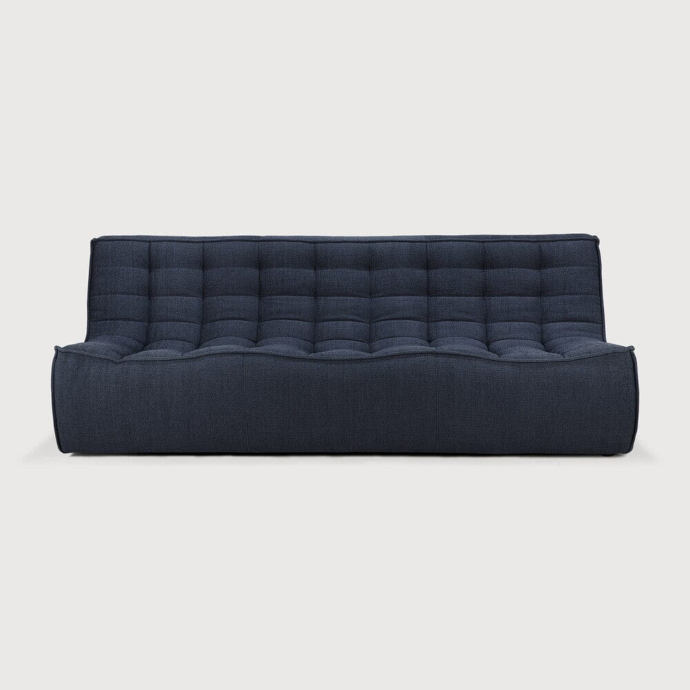N701 Sofa Sofa Ethnicraft Ecru Eco fabric 3 Seater 