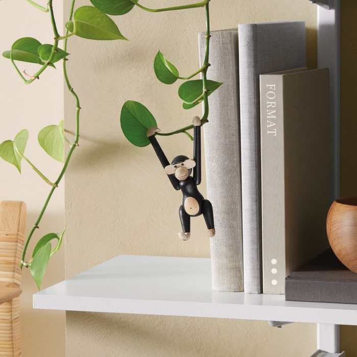 Kay Bojesen Monkey, Dark Stained Oak, Mini, view 6