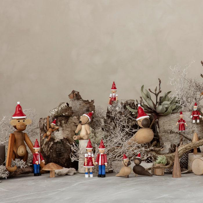 Kay Bojesen Christmas Ole, Red/Blue/White, view 7