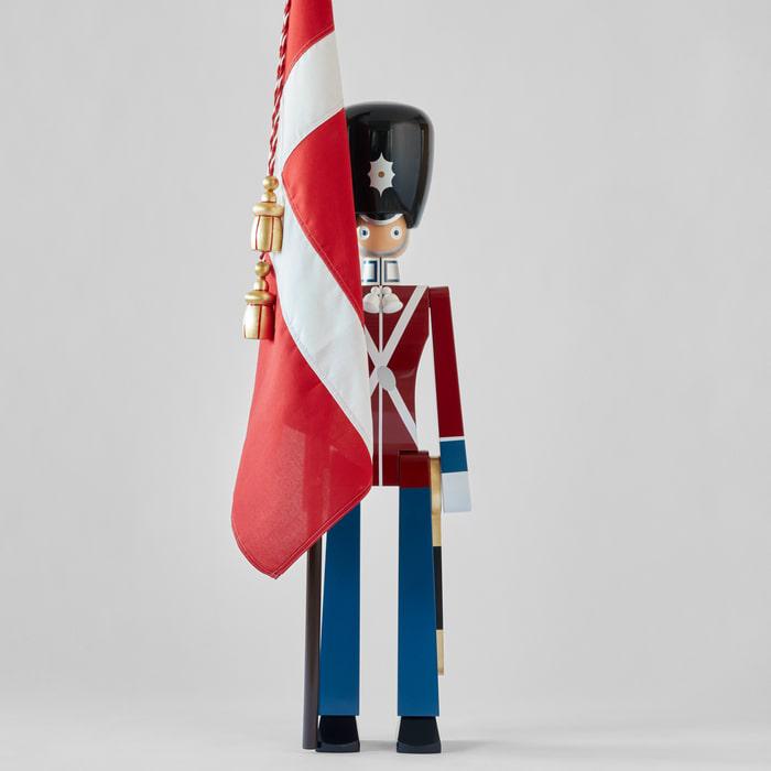 Kay Bojesen Standard-Bearer, Red/Blue/White (Large), view 3