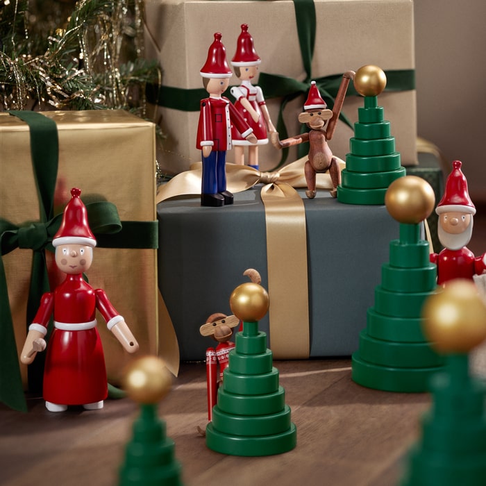 Kay Bojesen Christmas Tree, Green, styled view