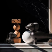 Kay Bojesen Dog, Dark Stained Oak, styled view