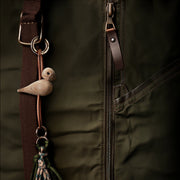 Kay Bojesen Bird Bag Charm, Oak, styled view