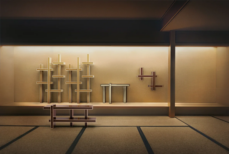 Lepid bookshelf